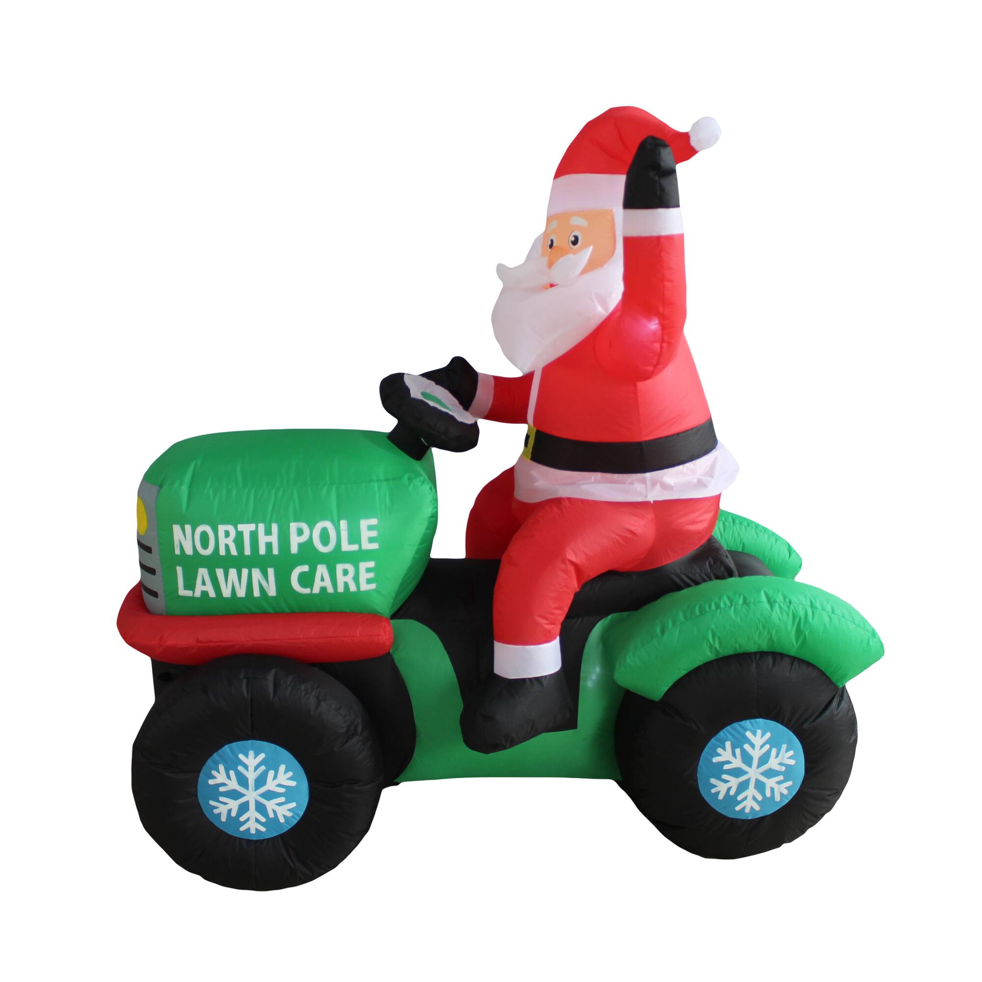 5ft. Inflatable North Pole Lawn Care Santa